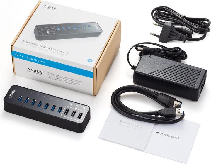 Actual product image Anker A7505312 (USB-B, 7 ports)