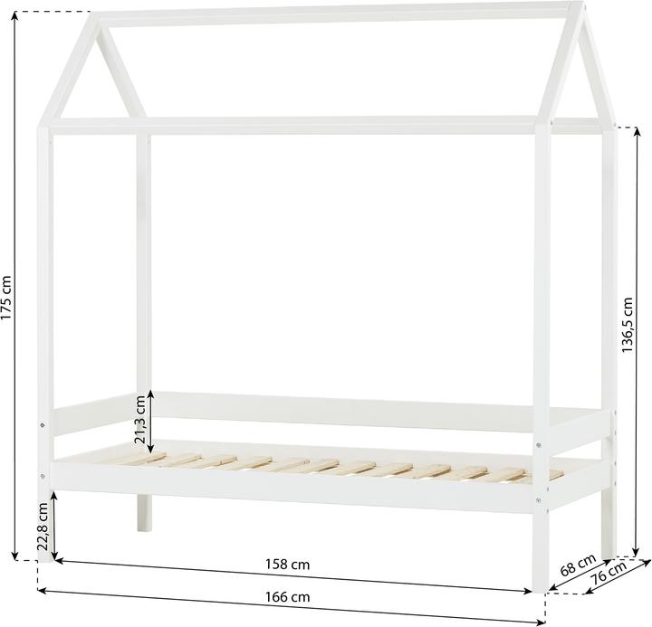 Immagine prodotto Hoppekids Letto Ida Marie House (70 x 160 cm)