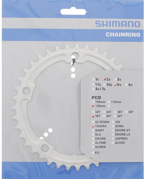 Produktbild Shimano Kettenblatt ALFINE FC-4500 39 Zä silber (39)