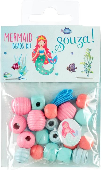 Immagine prodotto Souza Set regalo fai da te in legno con perline da sirena (MQ6)