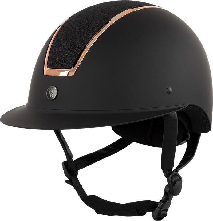Image du produit BR Equestrian Equipment casque d'équitation visière polo omega painted glitter