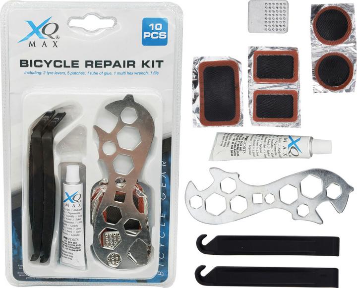 Image du produit XQ Max Kit de réparation vélo 10 pcs.