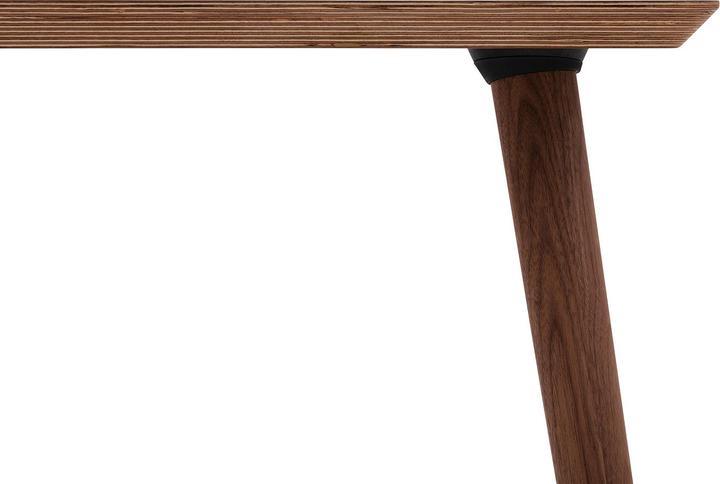 Actual product image Oakywood Classic Desk - Classic solid wood desk - Walnut veneer / 120x60 - (120 x 60 cm)
