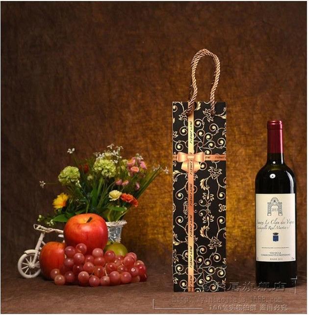 Actual product image MU Style Loop Series Wine Bottle Gift Bag (Set of 2) (Bag, 1 x)
