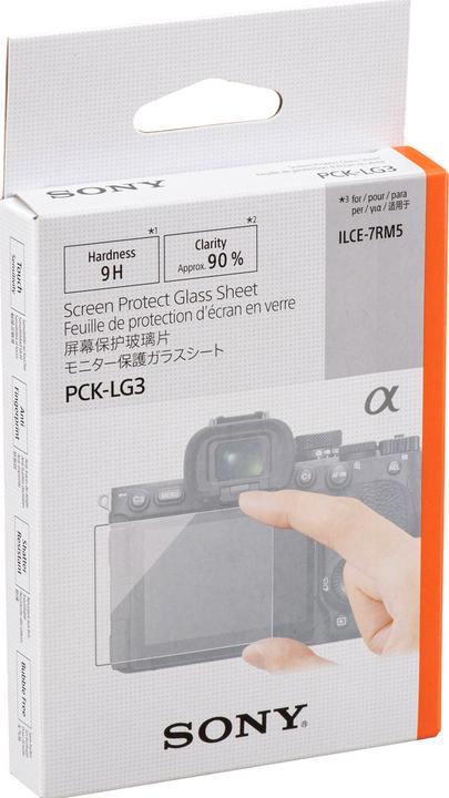 Image du produit Sony PCK-LG3 Protection d'écran en verre (Protecteur d'écran)