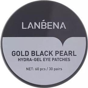 Produktbild Lanbena Hydragel Augenpflaster Hydrogel Augenpads Gold Schwarz Perle (Pflegestift)