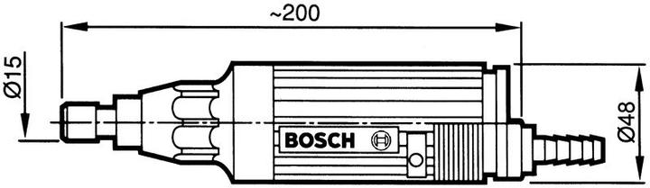 Actual product image Bosch Professional Pneumatic straight grinder (Straight grinder, 320 W)