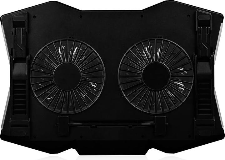 Immagine prodotto Modecom Ventola Silenziosa Cf18 RGB Czarna Podstawka Chodzca Pod Laptopa