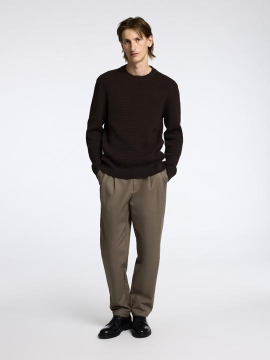 Produktbild Selected Homme Texturierter Pullover mit Rundhalsausschnitt (S)