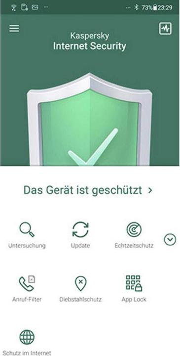 Actual product image Kaspersky Internet Security + Android Security 2020 (1 User, 12 months)
