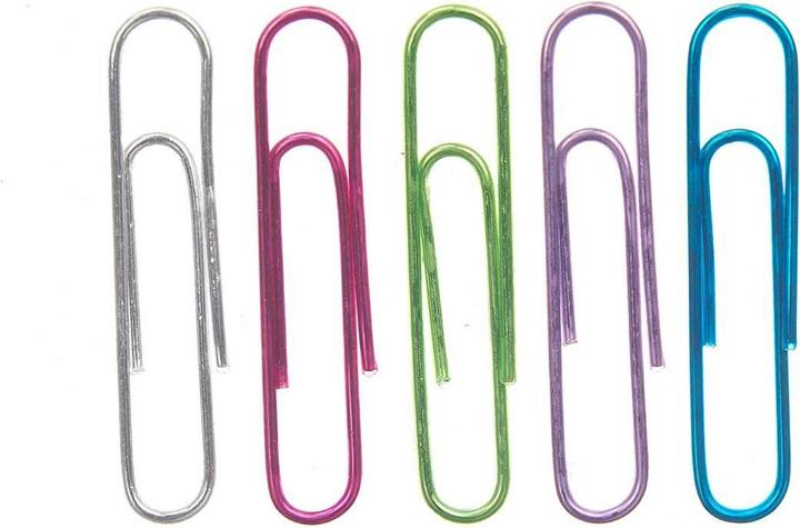 Image du produit Pincello Trombone grand Coloré Métal (24 pièces) (24 x)