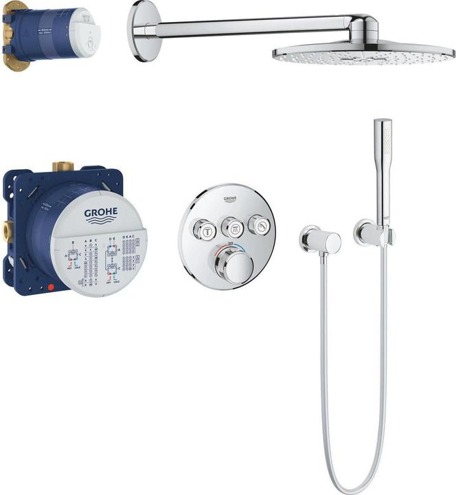Grohe Grohtherm SmartControl shower system UP with Rainshower SmartActive 310