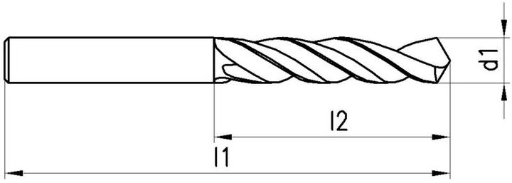 Image du produit Neriox Foret hélicoïdal type N, HSS, DIN 338 (13,3 mm)