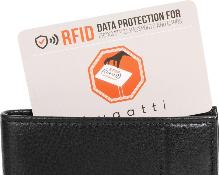 Produktbild Bugatti Nome Geldbörse RFID Schutz Leder 10 cm