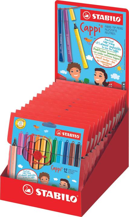 Image du produit STABILO Cappi Feutres de coloriage 12 pcs. (12 x)