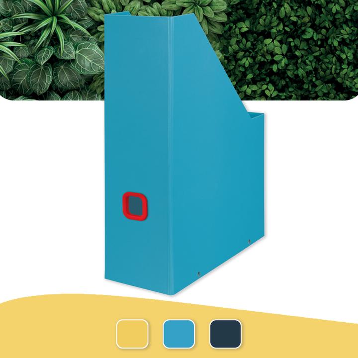 Actual product image Leitz Click & Store Cosy magazine file, A4, hardboard, blue Hardboard with PP film, assembled by means of (A4)