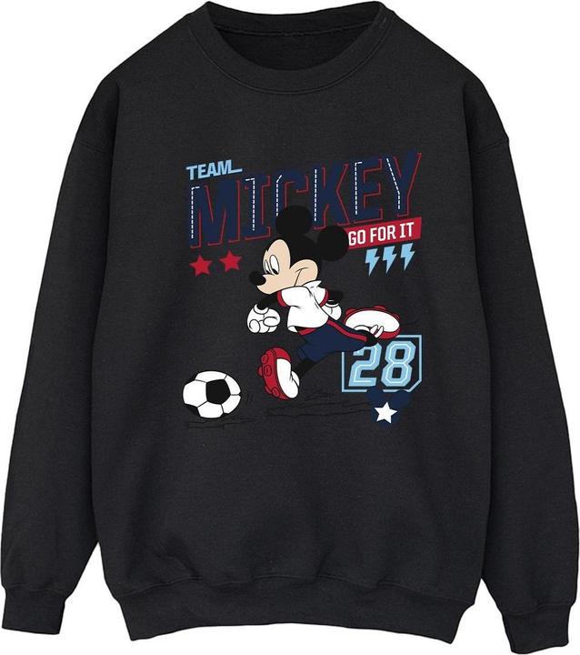 Immagine prodotto Disney Mickey Mouse Team Mickey Football Felpa Donna (L)