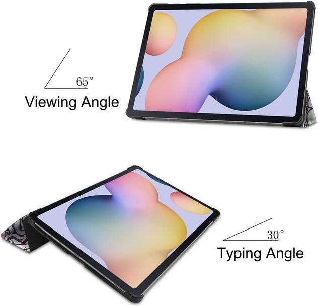 Produktbild MU Style Dreifach faltbare Hülle mit Muster (Galaxy Tab S7+)