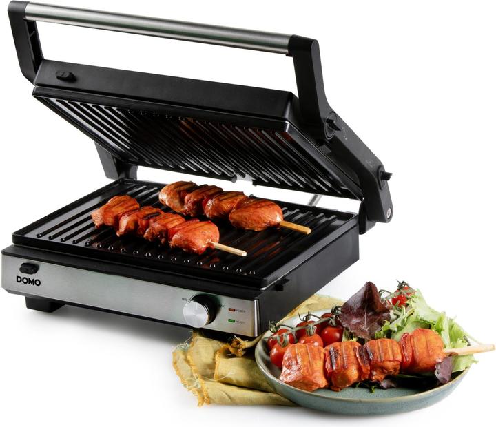 Image du produit Domo MULTIFUNKTIONALER KONTAKTGRILL 2-IN-1 Grill Schwarz