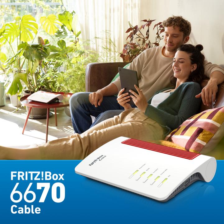 Actual product image AVM FRITZ!Box 6670 Cable