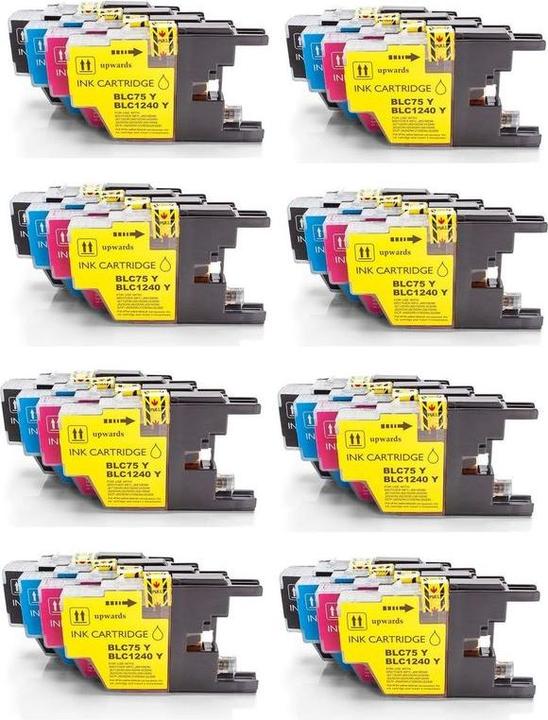 Actual product image Hermex Compatible Brother MFC-J 6710DW Replacement Printer Cartridges (M, Y, C, FC)