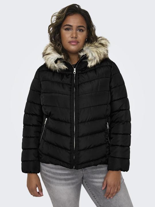 Actual product image Only Hood with faux fur lining Jacket Quilted jacket (L)