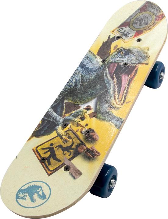 Actual product image Jurassic World Dominion Mini Skateboard Out Of Wood 43x12x8 cm