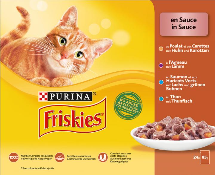 Produktbild Friskies In Sauce (Adult, 24 Stk., 2040 g)