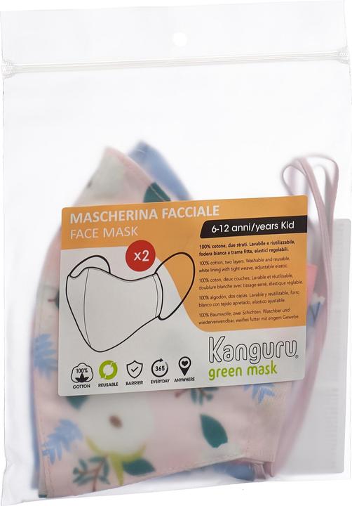 Produktbild Kanguru Green Schutzmaske für Mädchen (2 Stk) (2 x)