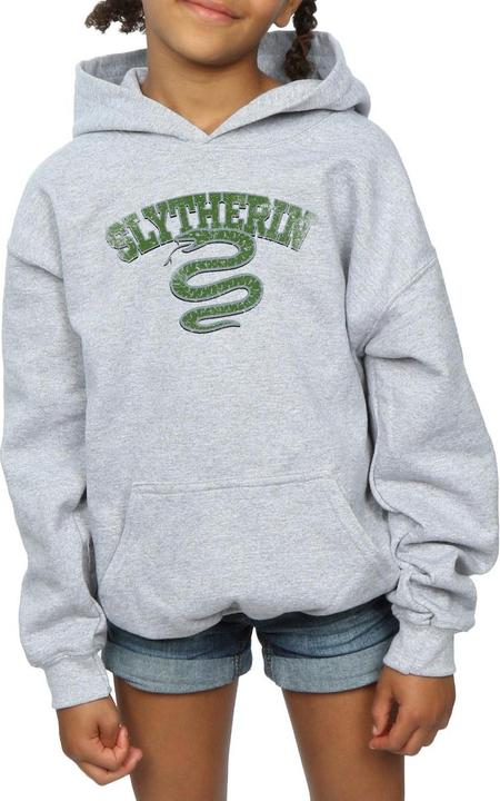 Immagine prodotto Slytherin Sport Emblem Felpa con Cappuccio Ragazze (152, 158)
