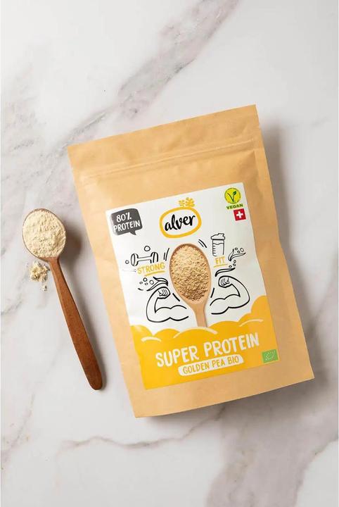 Image du produit Alver Golden Pea Bio - Poudre de protéines végétales naturelles (Neutre, 1 pcs, 216 g)