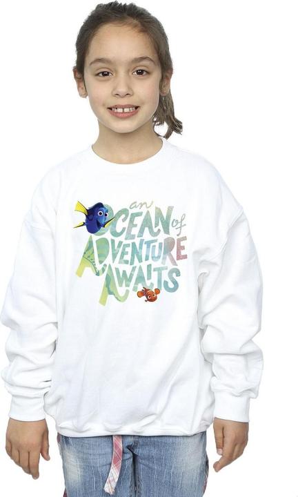 Actual product image Disney Girls Ocean Adventure Sweatshirt (140, 146)