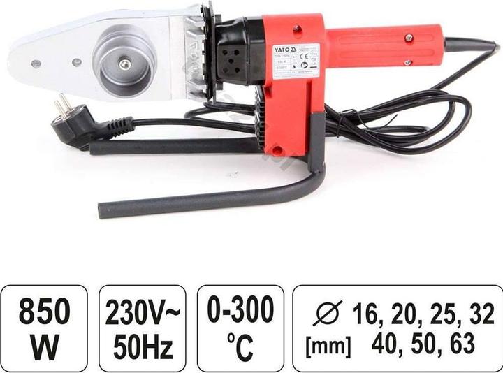 Actual product image Yato Professional Plastic Socket Welder 850 Watt YT-82250