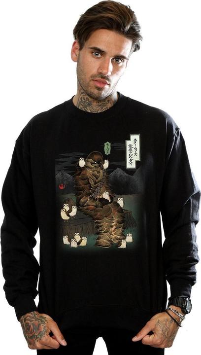 Produktbild Star Wars The Last Jedi Japanese Chewbacca Porgs Sweatshirt (S)