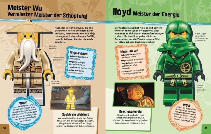 Image du produit LEGO® NINJAGO® Aufstieg der Drachen Der ultimative Ninja-Guide (Allemand, Shari charge, 2024)