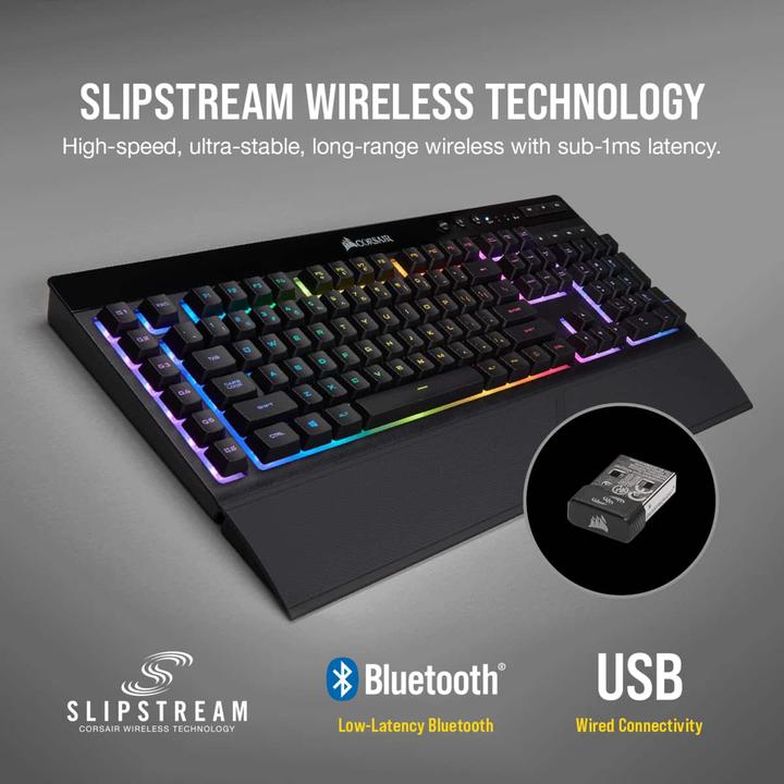 Produktbild Corsair K57 (DE, Kabelgebunden, Kabellos)