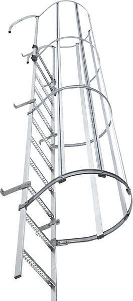 Produktbild kaiserkraft Steigleiter mit Rückenschutz Typ STM (Mehrzweckleiter)