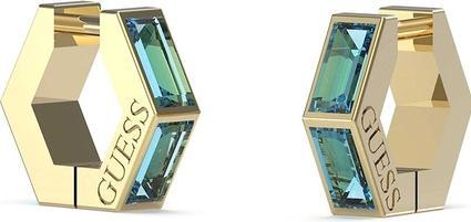 Produktbild Guess Huggie Me Timelessue Cubic Zirconia Gold Plated Earrings JUBE03133JWYGAQT/U