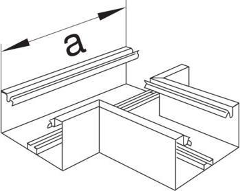 Produktbild Hager TEH L8776 9010 T-Abzweig zu BR70130 rws (6.80 cm)