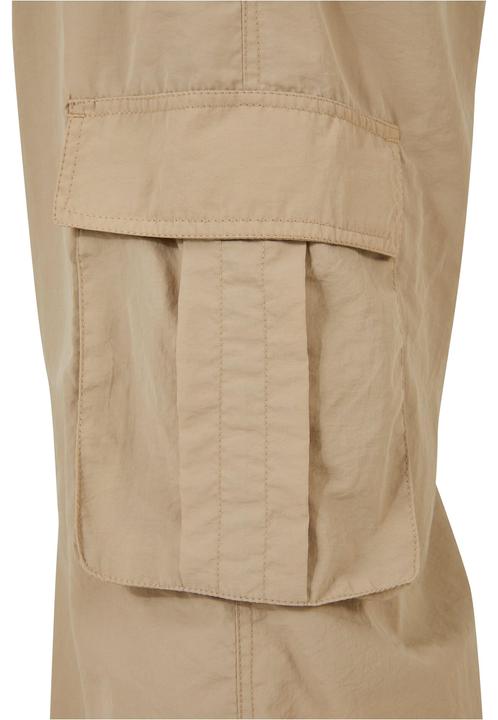 Actual product image Urban Classics Ladies Wide Crinkle Nylon Cargo Pants (S)