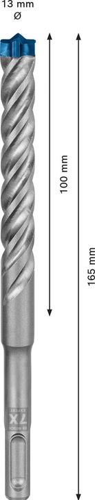 Actual product image Bosch Professional Zubehör EXPERT SDS plus-7X hammer drill, 13 x 100 x 165 mm (13 millimetres)