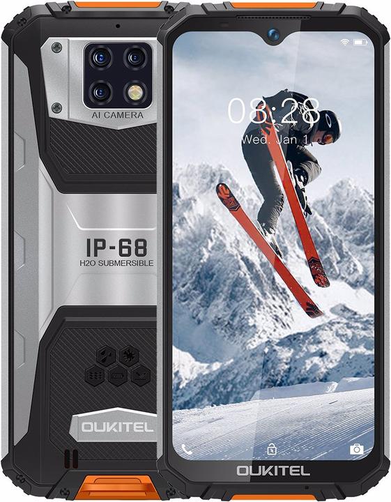 Produktbild Oukitel WP6 (128 GB, Black, Orange, Silver, 6.30", Dual SIM, 48 Mpx, 4G)