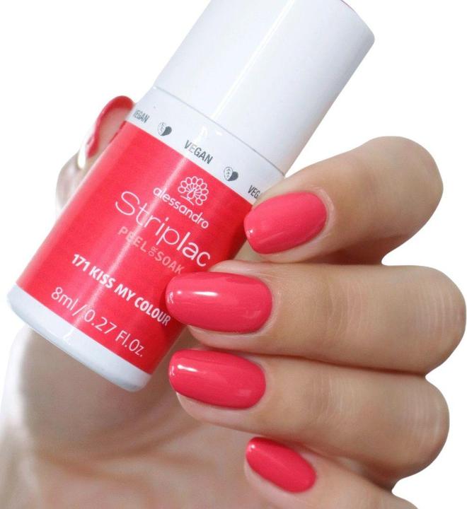 Produktbild Alessandro Striplac Peel or Soak - 171 Kiss My Colour (171 Kiss my Colour, UV-Gel Lack)