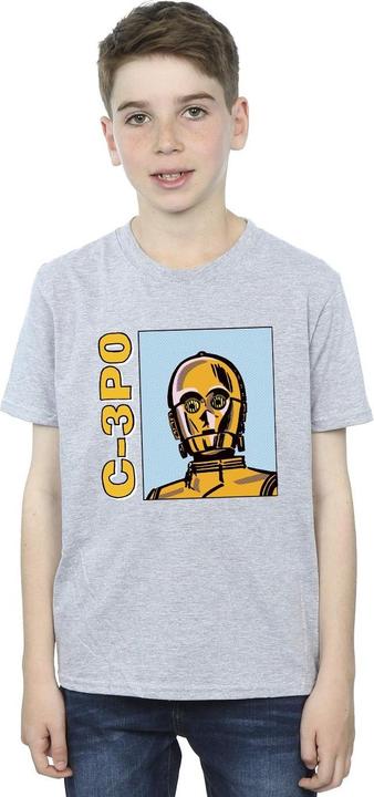 Produktbild Star Wars C3PO Line Art TShirt Jungen (140, 146)
