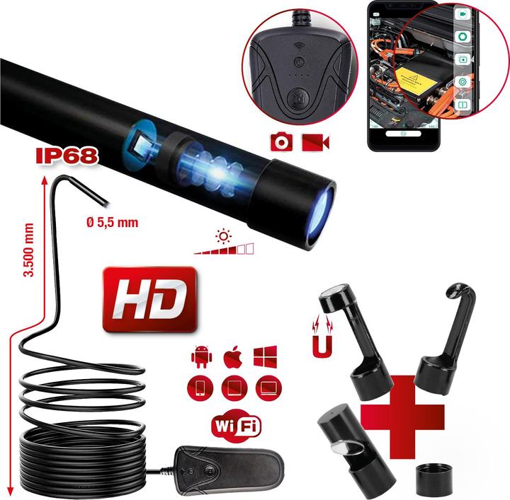 Productafbeelding KS Tools Wi-Fi videoscoop set