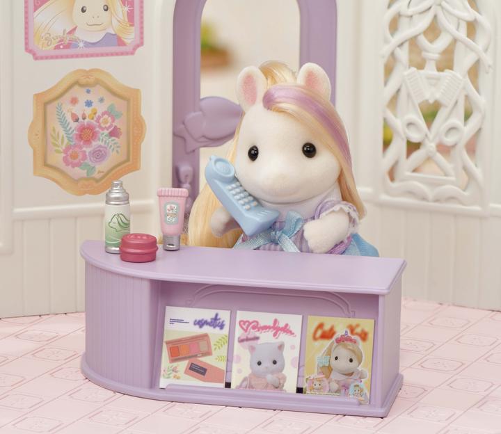 Actual product image Sylvanian Families Pony's Stylish Hair Salon