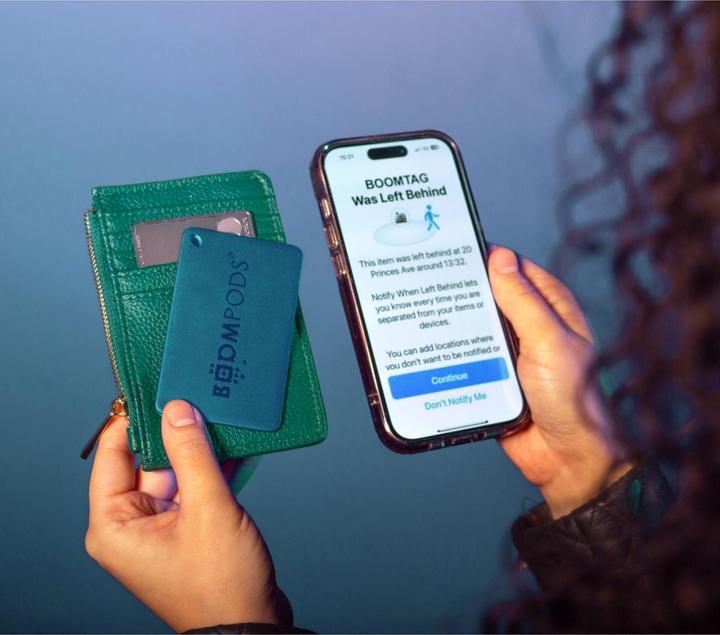 Produktbild Boompods Boomcard Rechargeable Ocean Blue (3650 h, Akkubetrieb)