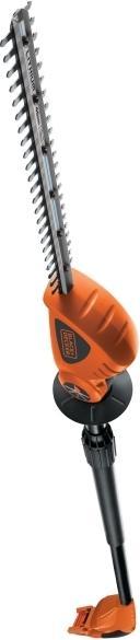 Black & Decker Taille-haie sur batterie 18 V, longueur de guide de 43 cm, épaisseur de coupe de 12 mm sans (Taille-haies sans fil)