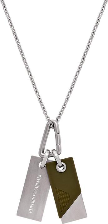 Emporio Armani Kette (Silikon, Edelstahl)