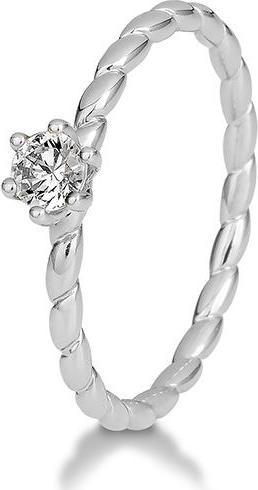 Produktbild Breuning Verlobungsring Twisted (56, 750/18 K Gold)
